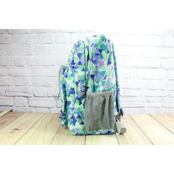 LL Bean Deluxe Book Pack 37L Print Fresh Mint Prism - Picture 2 of 12